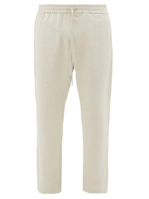 Matchesfashion.com Barena Venezia - Bativoga Drawstring-waist Faille Trousers - Mens - Beige