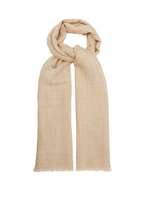 Matchesfashion.com Weekend Max Mara - Globale Scarf - Womens - Beige