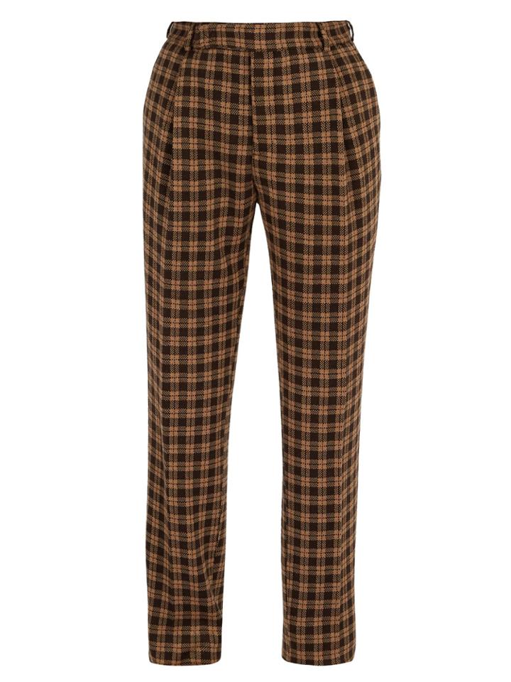 Fendi Checked Trousers