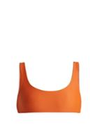 Matchesfashion.com Jade Swim - Rounded Edges Bikini Top - Womens - Orange