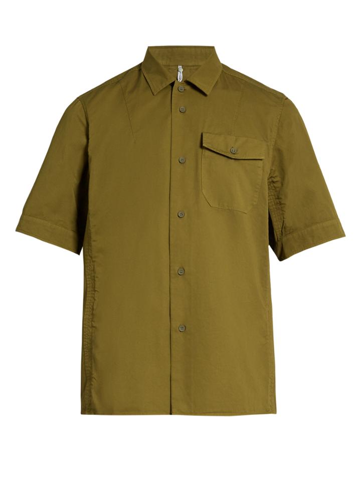 Oamc Pacific Short-sleeved Cotton Shirt