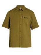 Oamc Pacific Short-sleeved Cotton Shirt