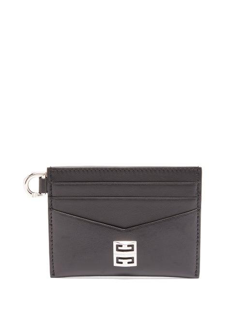 Ladies Accessories Givenchy - 4g Leather Cardholder - Womens - Black
