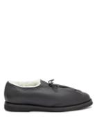 Matchesfashion.com Jacques Soloviere - Lace-up Leather And Shearling Loafers - Mens - Black