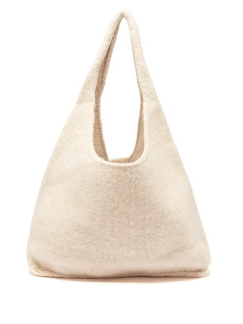 Lauren Manoogian - Bindle Wool-blend Tote - Womens - Light Beige