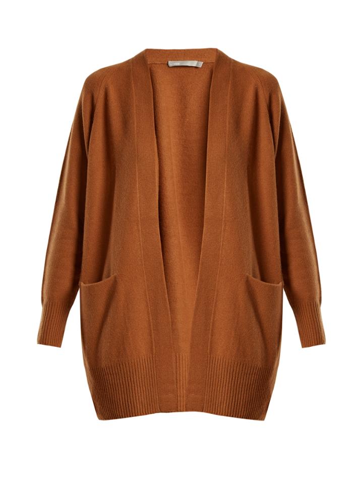 Vince Raglan-sleeved Cashmere Cardigan