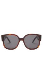 Ladies Accessories Dior - Wildior Round Tortoiseshell-effect Sunglasses - Womens - Tortoiseshell