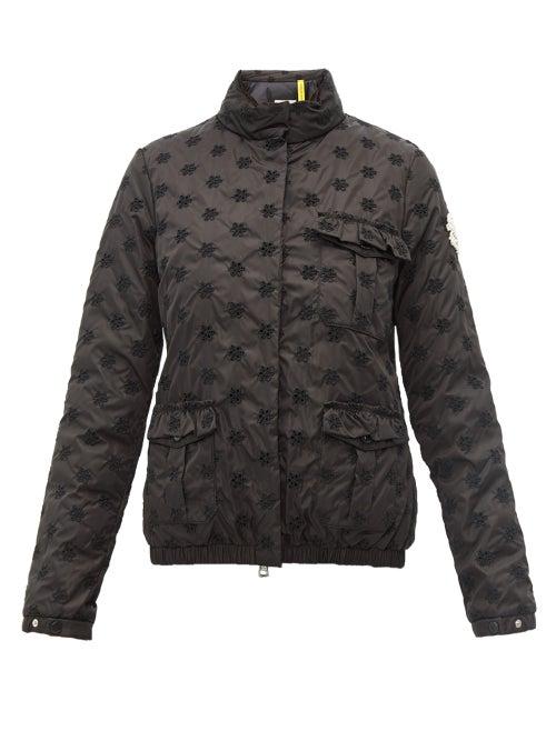 Matchesfashion.com 4 Moncler Simone Rocha - Hillary Technical Broderie Anglaise Jacket - Womens - Black