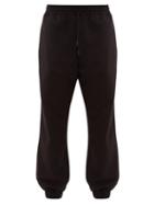 Matchesfashion.com Wardrobe. Nyc - Drawstring Waist Cotton Jersey Track Pants - Mens - Black