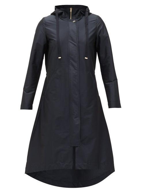 Matchesfashion.com Herno - Waist-tie Technical Shell Parka - Womens - Mid Blue