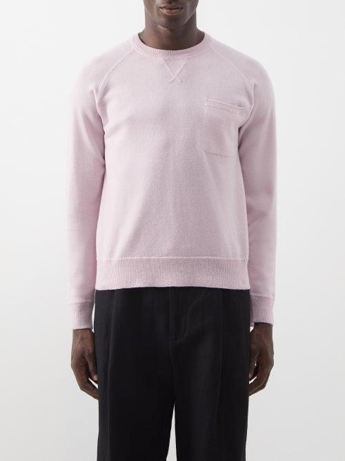 Officine Gnrale - Slater Merino Sweater - Mens - Pink