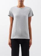 A.p.c. - Poppy Organic-cotton T-shirt - Womens - Light Grey