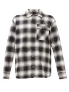 Moncler - Checked Brushed Cotton-flannel Shirt - Mens - Multi