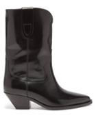 Isabel Marant - Dahope Leather Boots - Womens - Black
