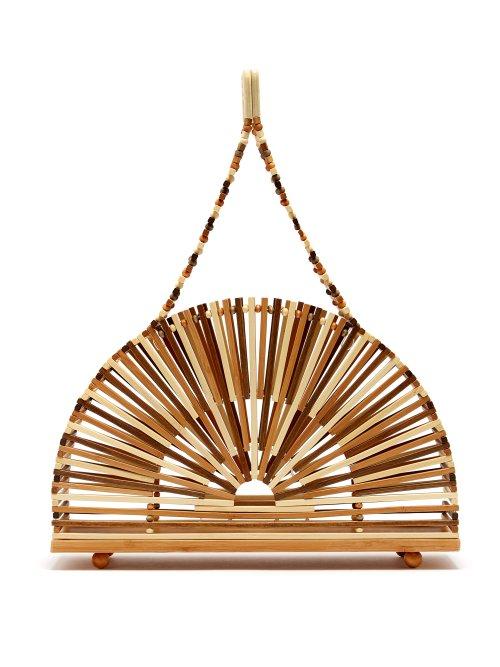 Matchesfashion.com Cult Gaia - Dome Bamboo Bag - Womens - Brown Multi