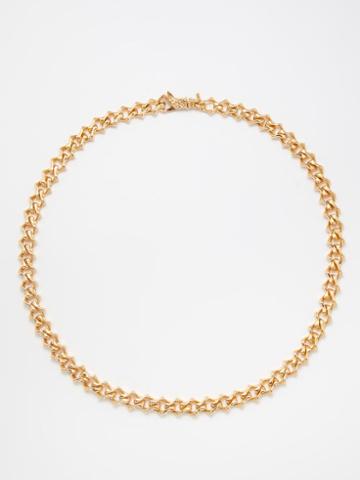 Emanuele Bicocchi - Distorted Chain-link 24kt Gold-plated Necklace - Mens - Gold