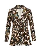 Matchesfashion.com Chlo - Paisley Print Velvet Fitted Jacket - Womens - White Multi