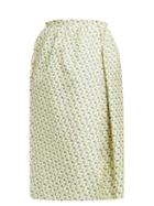 Matchesfashion.com Rochas - Omorus Floral Print Silk Skirt - Womens - Green Multi