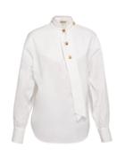 Matchesfashion.com A.w.a.k.e. - Slit Sleeve Cotton Shirt - Womens - White