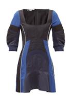 Matchesfashion.com Stella Mccartney - Giselle Panelled Twill Dress - Womens - Black Multi
