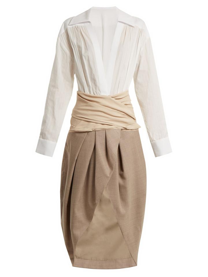 Jacquemus Melalo Ruched Dress