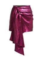 Matchesfashion.com Halpern - Draped Sequinned Mini Skirt - Womens - Pink
