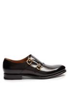 Gucci Signora Double Monk-strap Leather Shoes