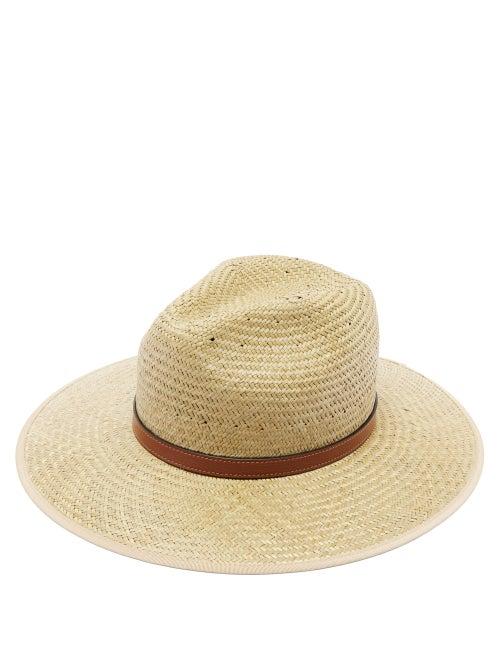 Gucci - Horsebit Straw Hat - Womens - Beige