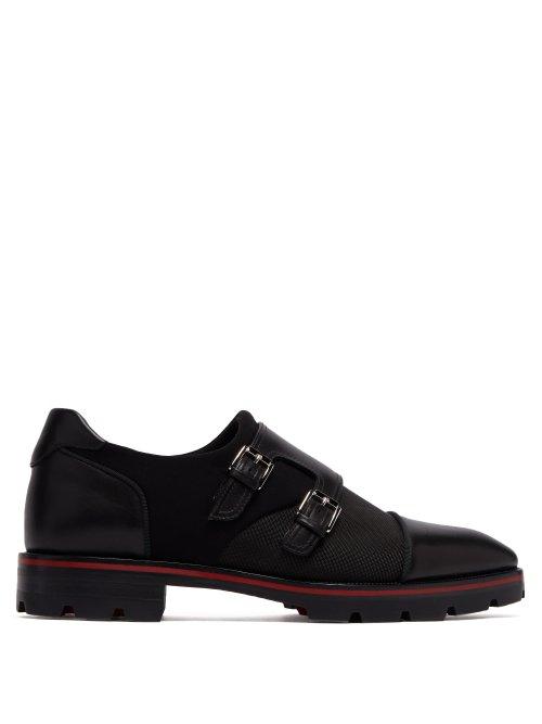 Matchesfashion.com Christian Louboutin - Mortisky Leather Derby Shoes - Mens - Black