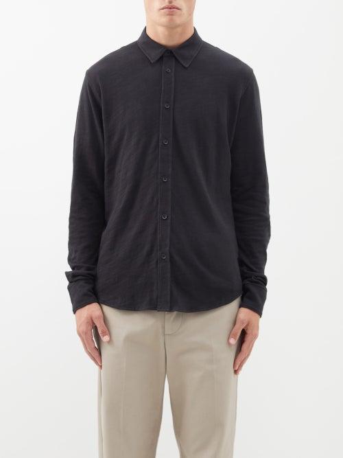 Rag & Bone - Flame Tomlin Cotton-jersey Shirt - Mens - Black