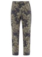 Mens Rtw Rag & Bone - Flynt Camouflage-print Cotton Trousers - Mens - Multi