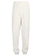 Matchesfashion.com Cottweiler - Snakeskin Effect Leather Track Pants - Mens - White