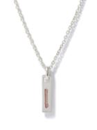 Parts Of Four - Talisman Tourmaline & Sterling-silver Necklace - Mens - Silver