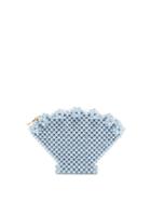 Matchesfashion.com Shrimps - Shell Faux-pearl Embellished Clutch - Womens - Blue