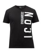Dsquared2 - Icon-print Cotton-jersey T-shirt - Mens - Black