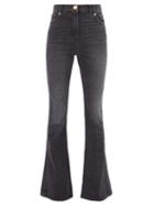 Balmain - High-rise Bootcut Jeans - Womens - Black