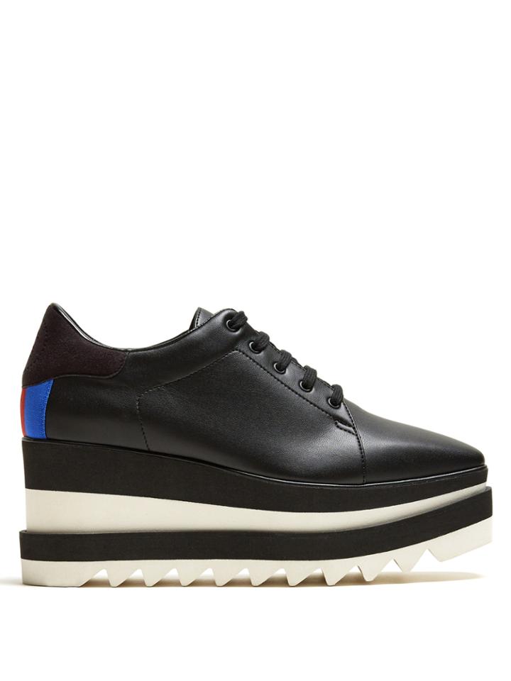 Stella Mccartney Sneak-elyse Faux-leather Platform Trainers