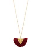 Elise Tsikis Los Craie Tassel-pendant Gold-plated Necklace