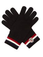 Moncler Virgin-wool Knit Gloves