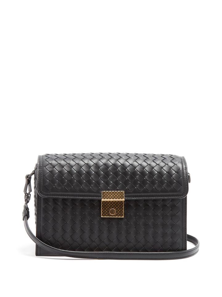 Bottega Veneta Intrecciato-woven Leather Cross-body Bag
