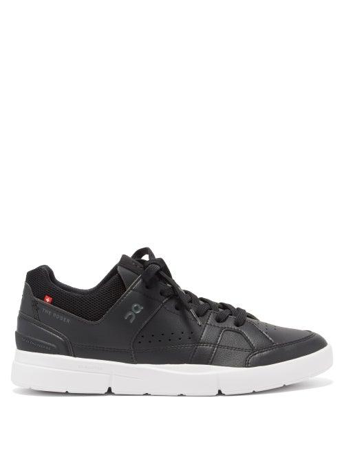 Matchesfashion.com On - The Roger Clubhouse Faux-leather Trainers - Mens - Black White