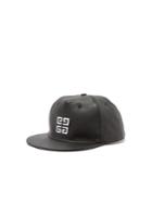 Givenchy Logo-embroidered Leather Cap