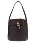 Matchesfashion.com Chlo - Aby Large Leather Bucket Bag - Womens - Navy