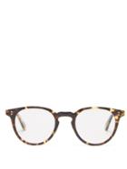 Matchesfashion.com Garrett Leight - Clement Round Tortoiseshell-acetate Glasses - Womens - Brown Multi