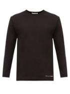 Matchesfashion.com Comme Des Garons Shirt - Logo Print Cotton T Shirt - Mens - Black