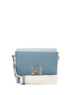 Matchesfashion.com Sophie Hulme - The Quick Small Leather Cross Body Bag - Womens - Blue Multi
