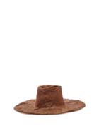 Matchesfashion.com Reinhard Plank Hats - Norma Crinkled Woven Hat - Womens - Beige