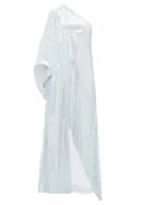 Matchesfashion.com Halpern - One-shoulder Sequinned Dress - Womens - Light Blue