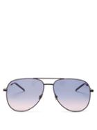 Matchesfashion.com Saint Laurent - Classic 11 Aviator Sunglasses - Womens - Purple