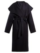 The Row Utan Cape-collar Wool Coat